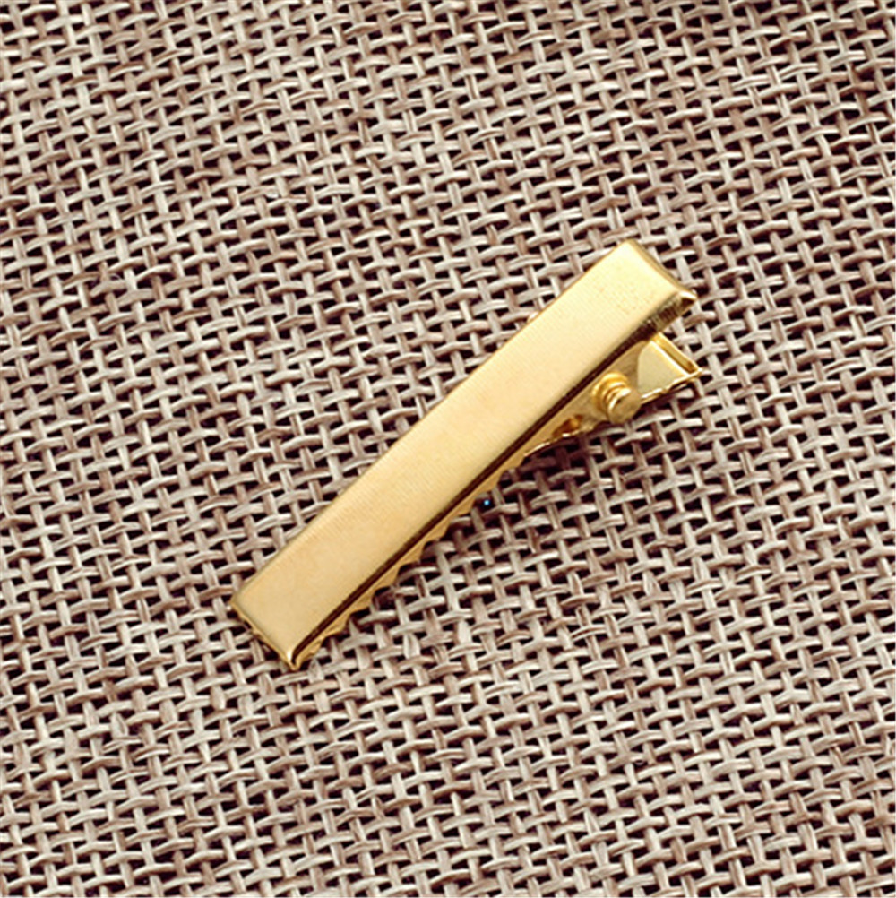 Pack of x20 Golden Metal Crocodile Alligator Clamp DIY Hair Clips Accessories