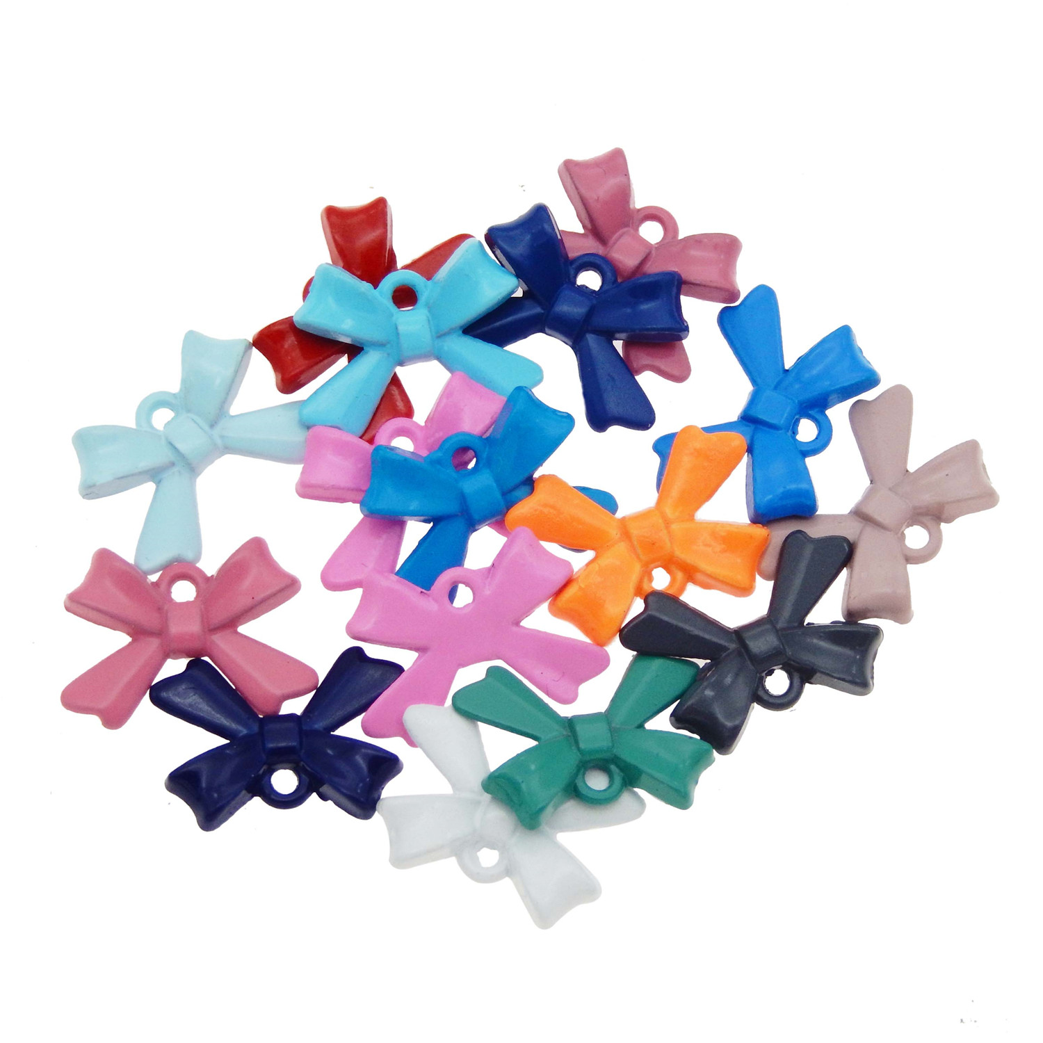 13*17mm Multi-Colors Hollow Clover Shape Alloy Jewelry Charms Pendants 30pcs//lot