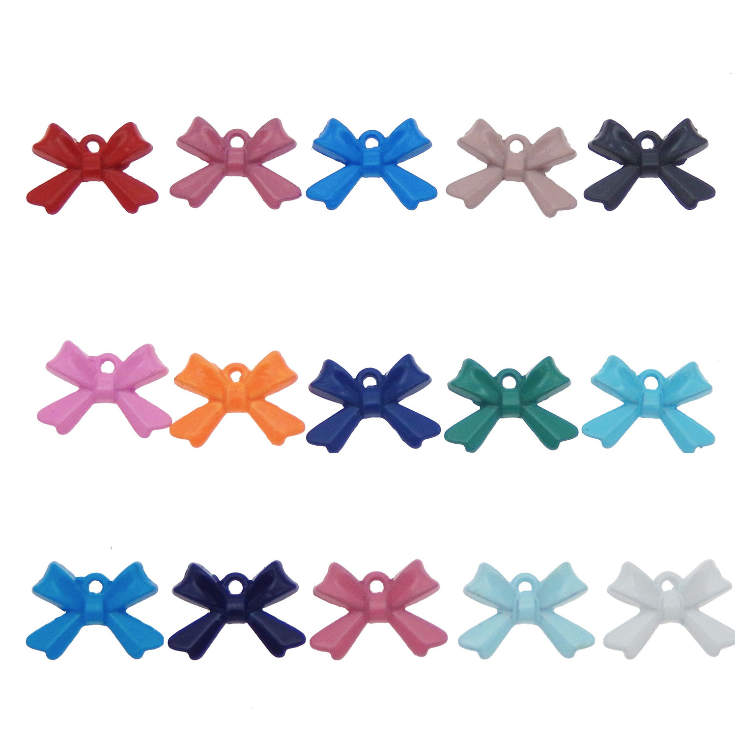 13*17mm Multi-Colors Hollow Clover Shape Alloy Jewelry Charms Pendants 30pcs//lot