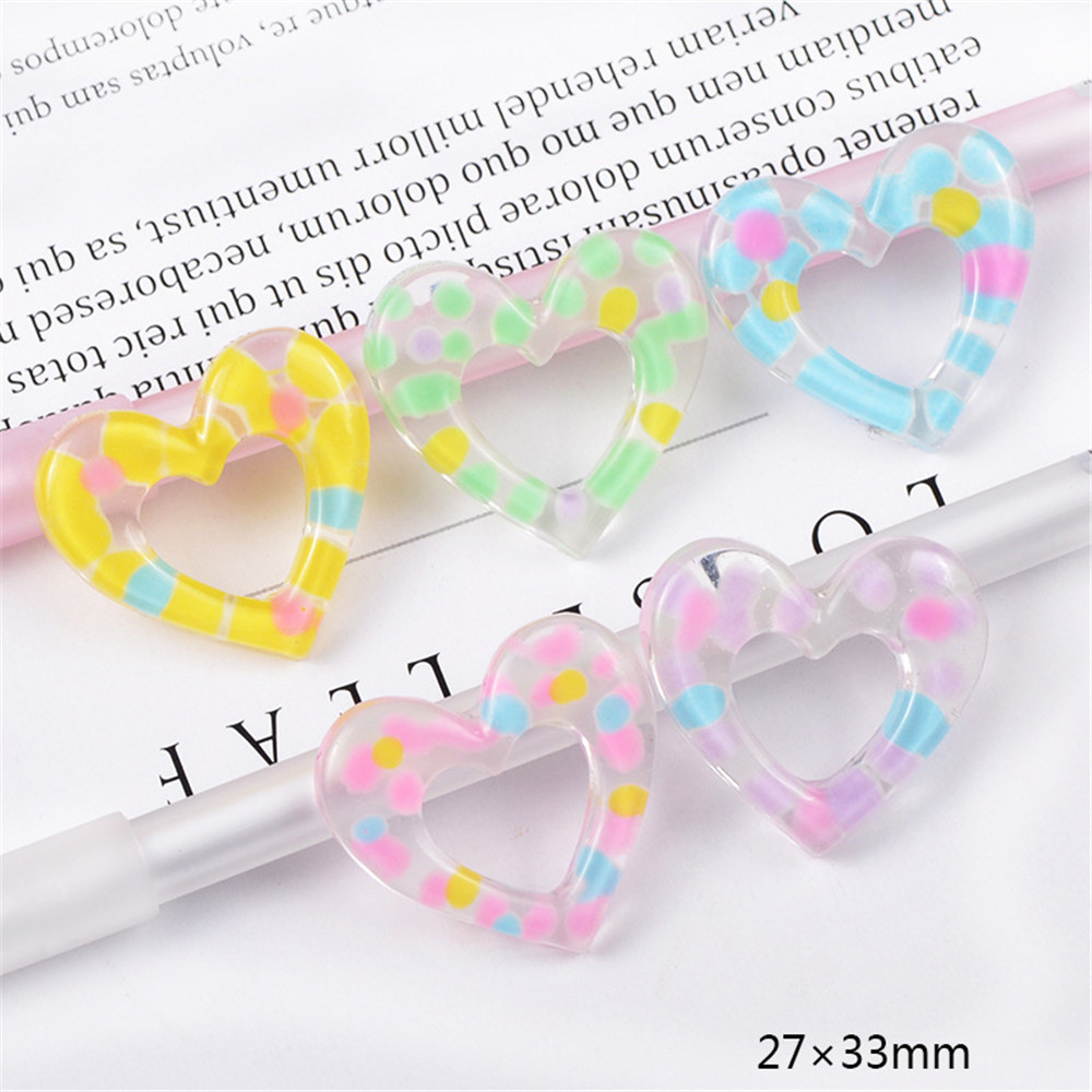 10 pcs Resin Cabochons Flatbacks Snowflake Shaped Craft Glitter Decor 16//26mm