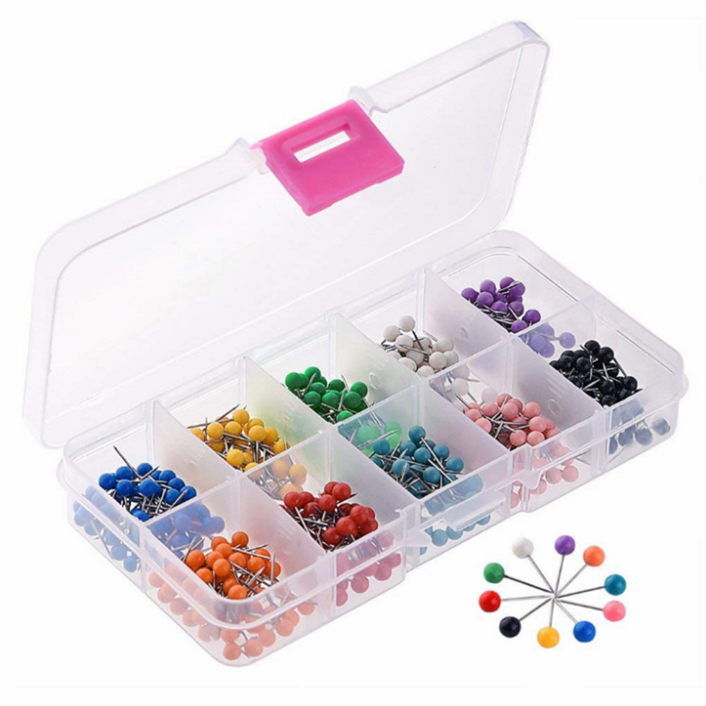 Multi-colors Ball Head Pins Assorted Lot Jewelry Accessories DIY 1 Box of x500