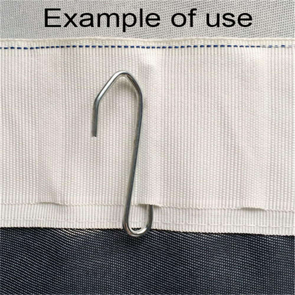 20 Pcs Pin On Drapery Hooks For Curtain Drapery Valance Rustproof