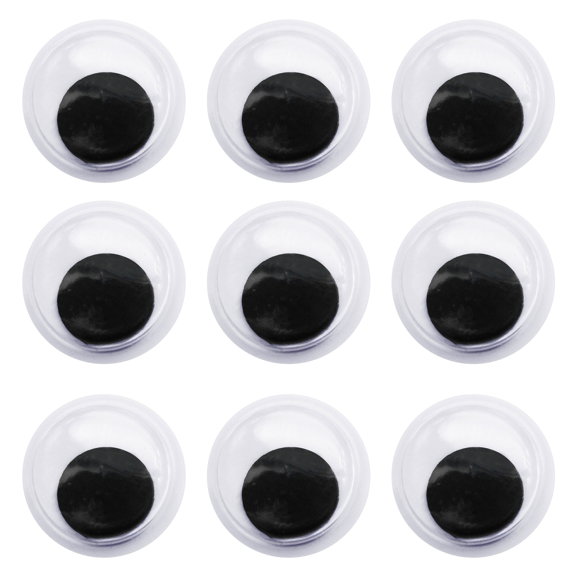 100pcs/lot DIY Not Self-adhesive Eyes For Dolls Googly Wiggly Eyeballs Doll  Toy Accessories 6mm\