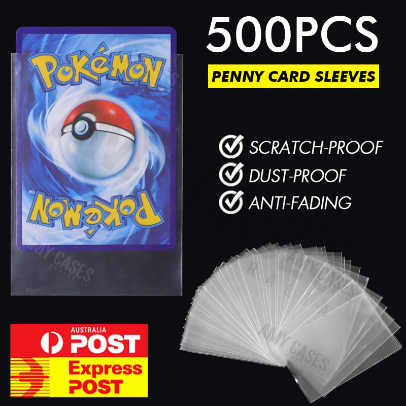 100 X Ultra Clear Trading Sleeves Soft Penny Card Protector Pack