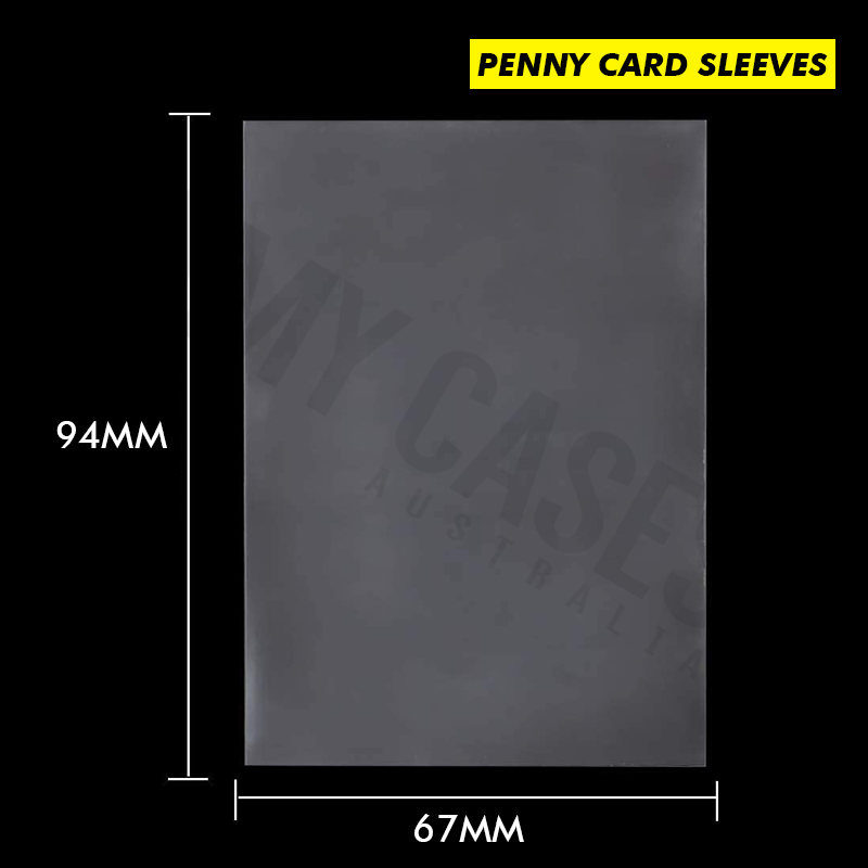 Ultra Soft Trading Card Sleeves Clear Penny Protector 100PCS