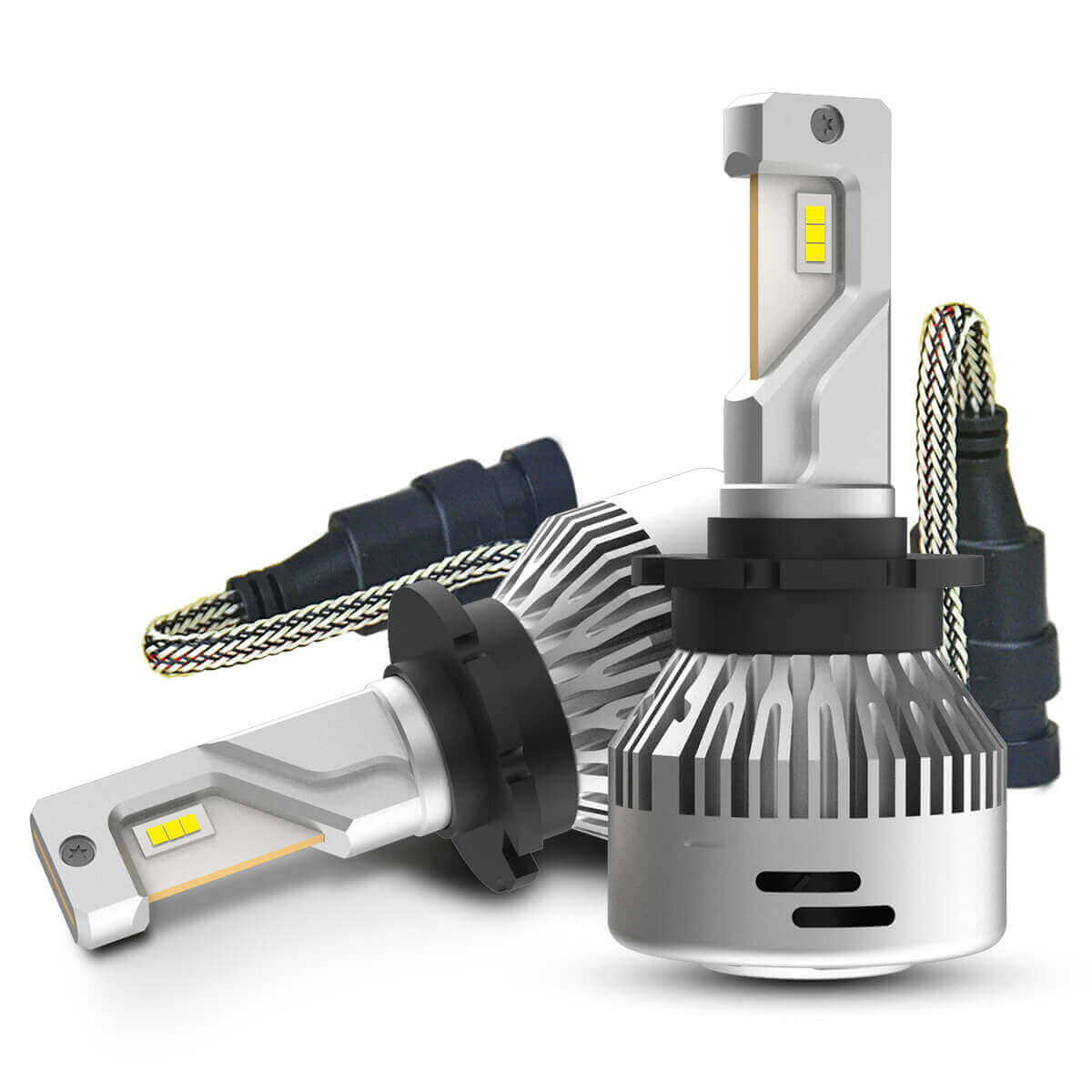Lasfit D2S D2R D4S D4R D2 D4 LED Headlight Bulbs-High / Low Beam 72W 7600LM/set 6000K Cool White-1X Pair(2pcs)