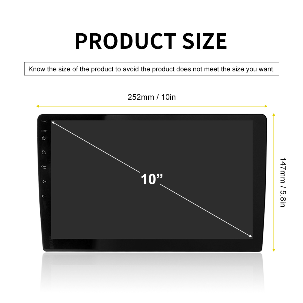 Размер 10 дюймов. Андроид магнитола 7 дюймов 2din с размерами. Габариты 2 Дин магнитолы 9 дюймов. Размеры 2 Дин магнитолы 9 дюймов. Габариты магнитолы 2 din 7 дюймов андроид.