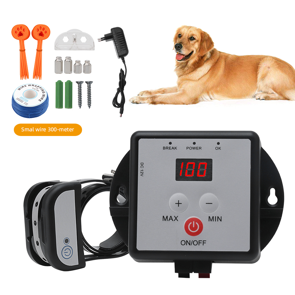 electric underground dog fence system 3 water resistant shock collars hot