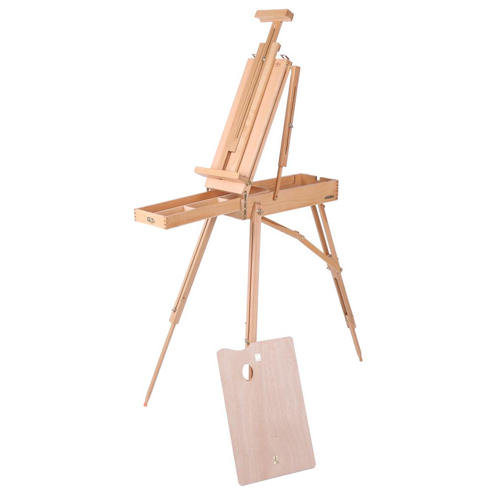 Fold Wooden Tripod Art Easel Portable Sketch Drawing Box Artist