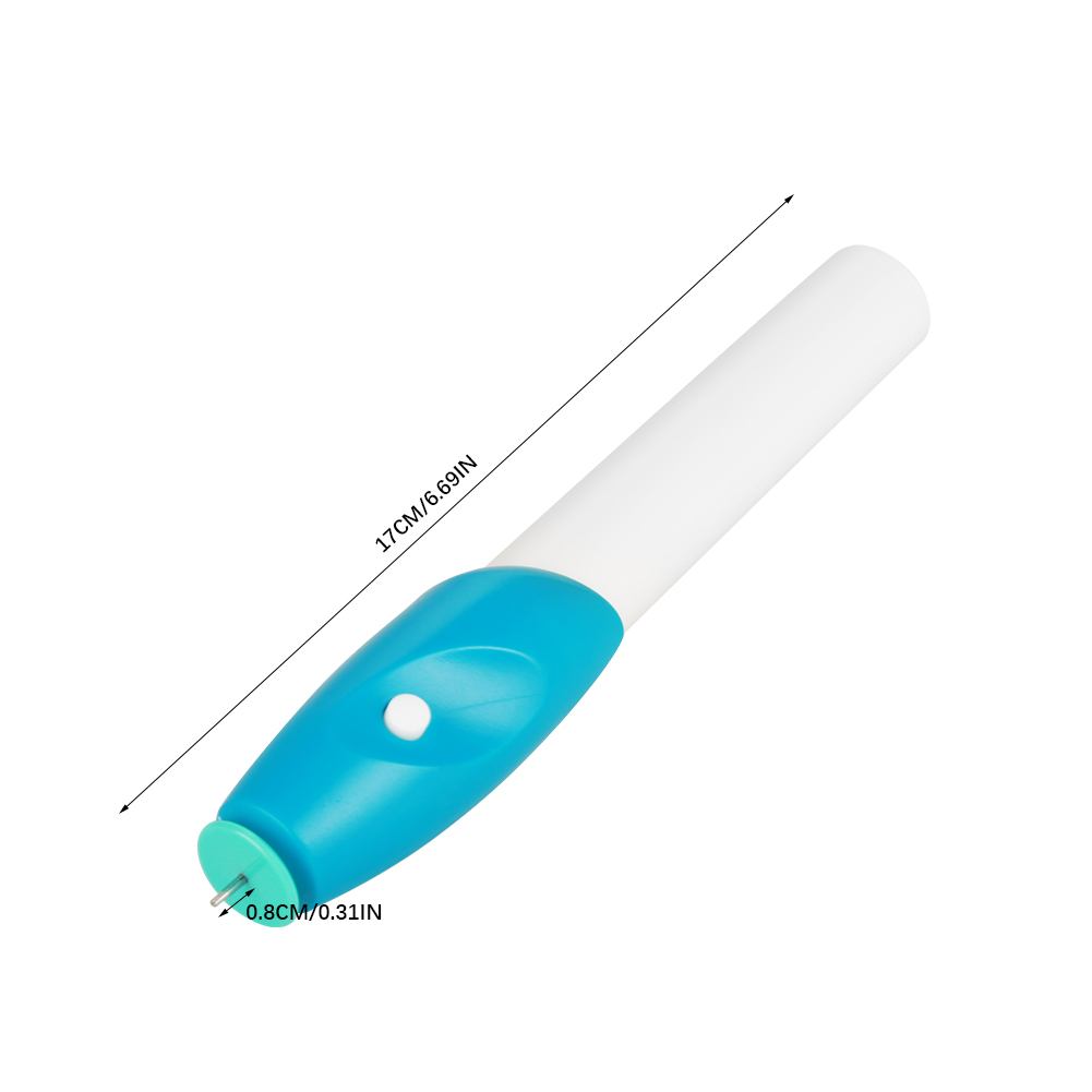 Electric Slotted Paper Craft Quilling Tool Origami Curling Winder Pen Steel C7R2