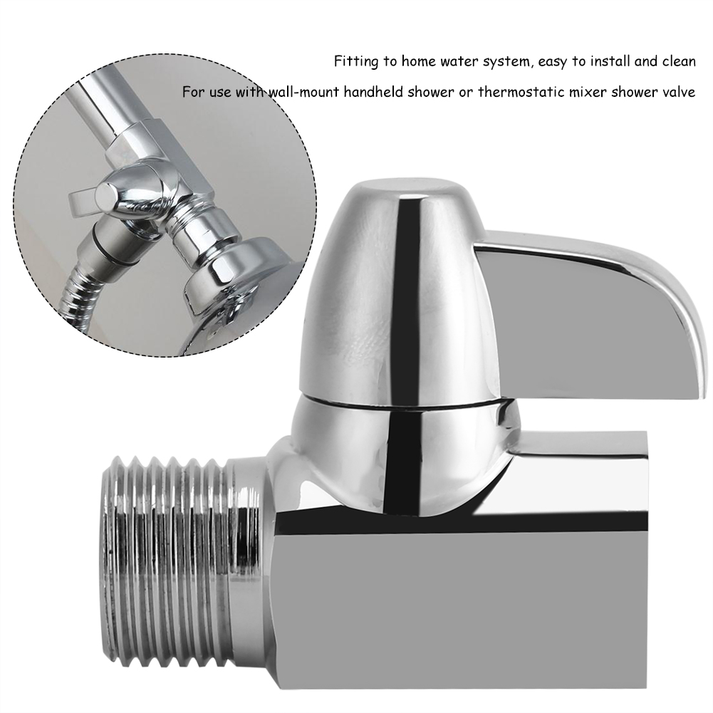 3-Way Shower Arm Diverter Valves Bathtub Handshower G1/2 ...