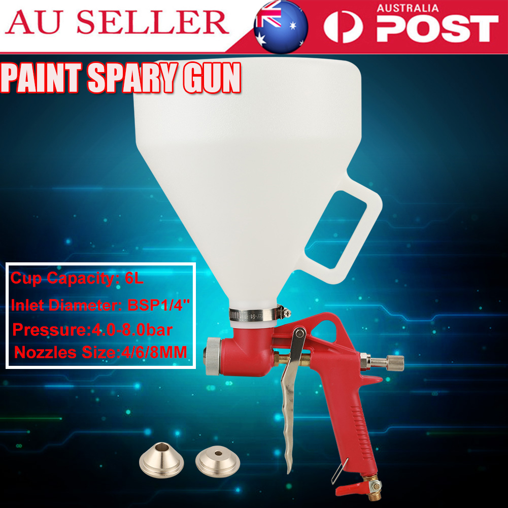Ceiling Wall Texture Air Hopper Spray Gun 6l Cup Paint Drywall