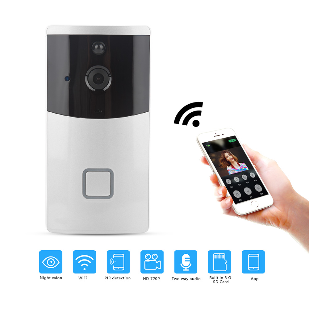 Wireless Video Smart Doorbell Motion Activated 720HD Video 2Way Talk Camera eBay