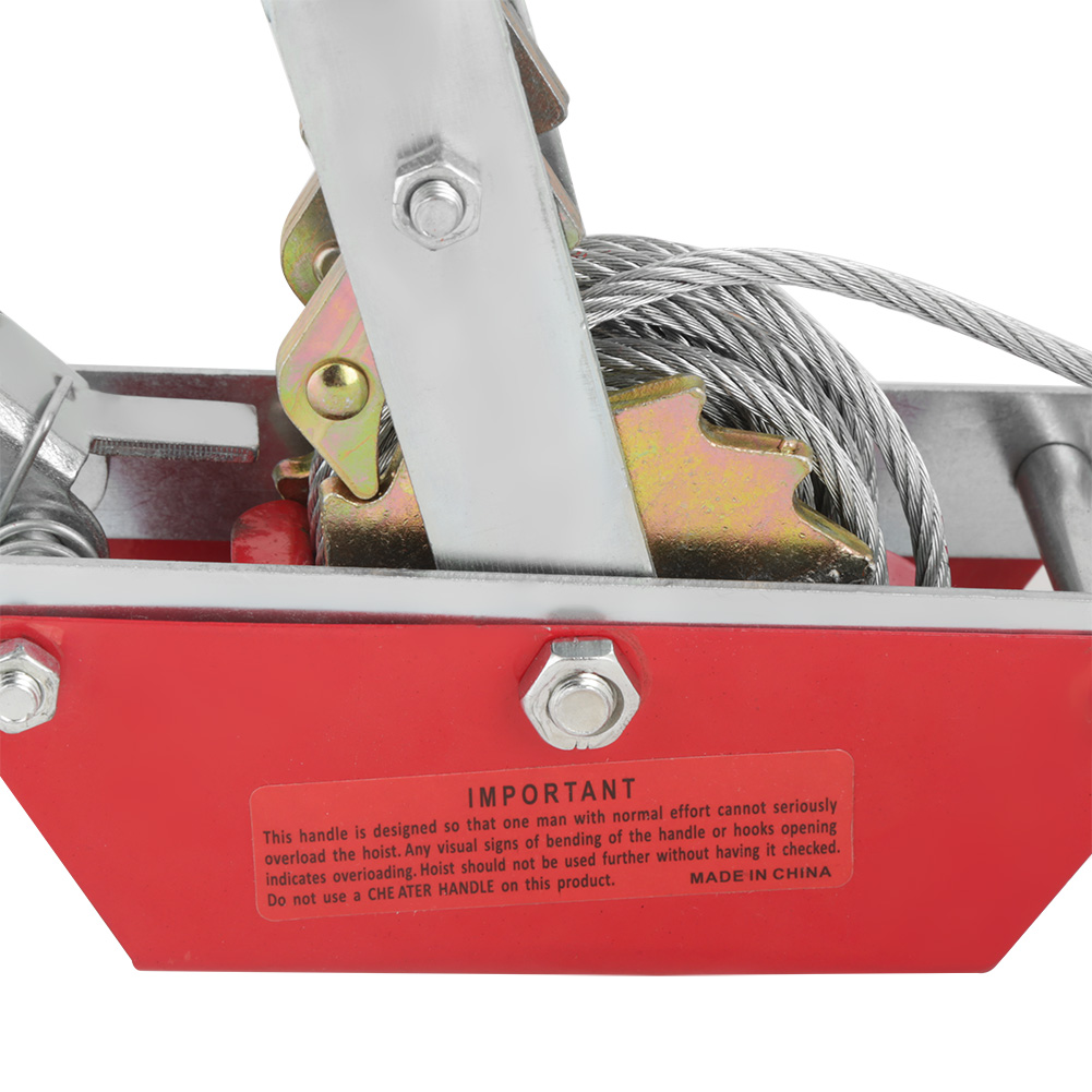 2 TON Hand COME A LONG RATCHET WINCH HOIST PULLER CABLE PULLER Tool