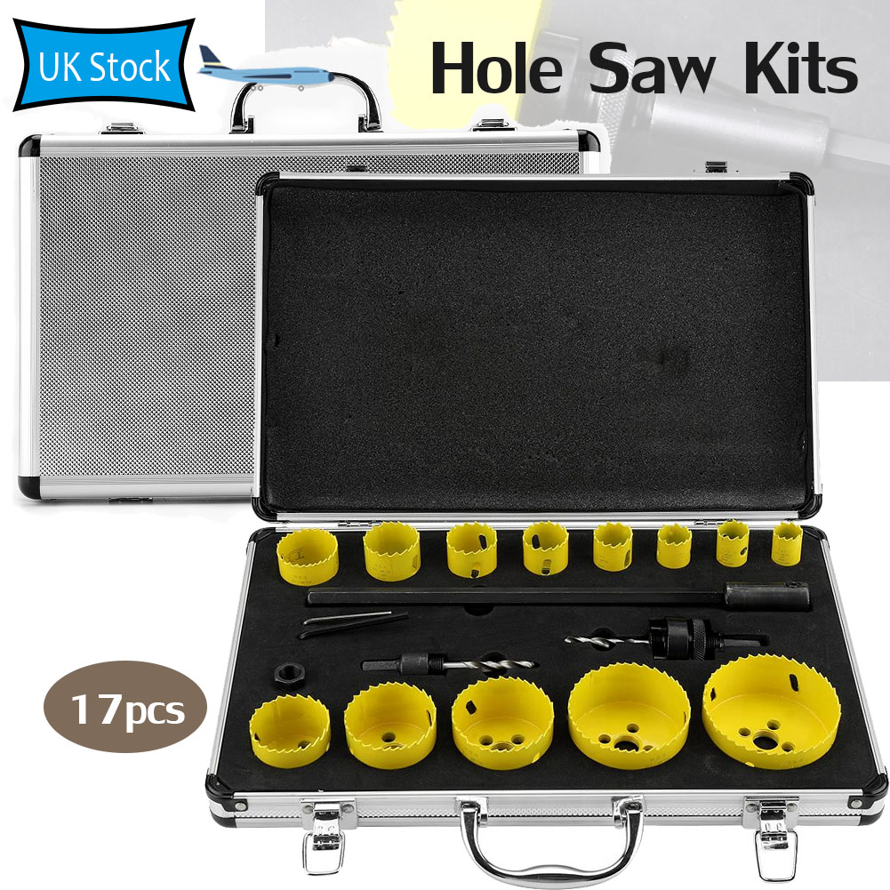 16-75mm M42 Bi Metal Hole Saw Drill Bit Set For Metal Iron Plastic Wood Cutting