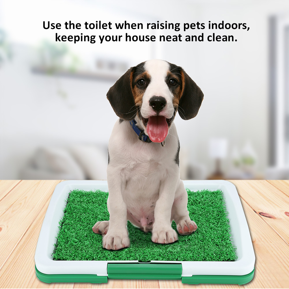 Pet Potty Trainer Grass Mat Dog Puppy Training Pee Patch Pad