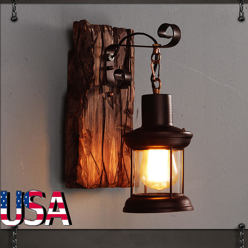 Vintage Retro Lamp Loft Iron Rustic Sconce Wall Light Details About Vintage Retro Lamp Loft Iron Rustic Sconce Wall Light Home Decor