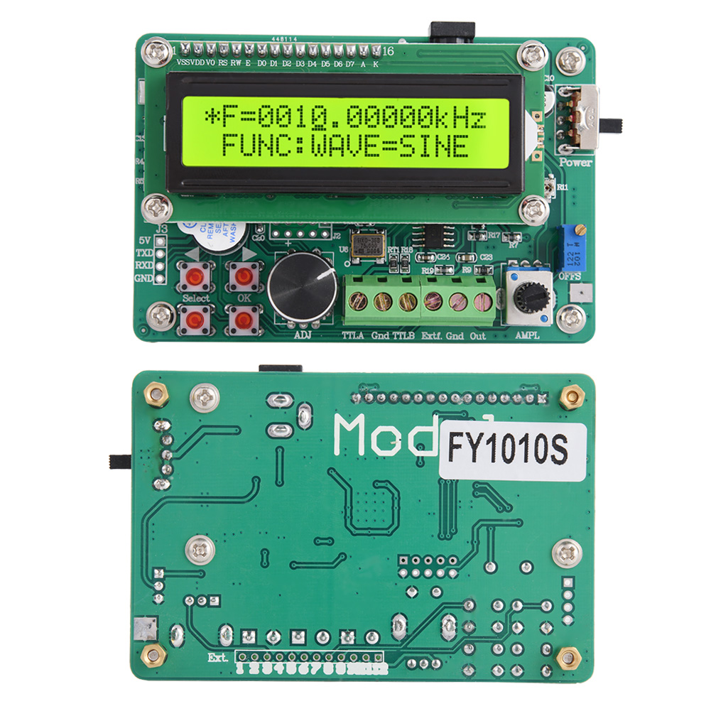 Function DDS signal generator 60MHz frequency counter/dual TTL output sine wave eBay