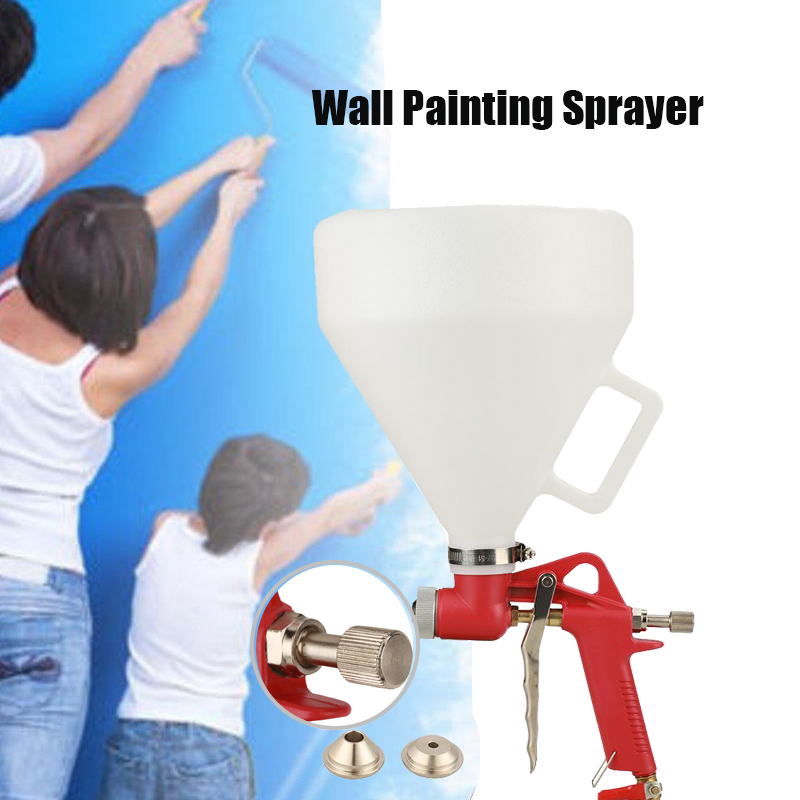 Details About New Ceiling Wall Texture Air Hopper Spray Gun Paint Drywall Painting Orange Peel