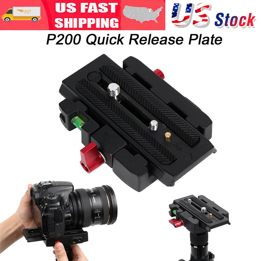 P200 Tripod Quick Release Clamp QR Plate for Manfrotto 500AH 701HDV 503HDV UK