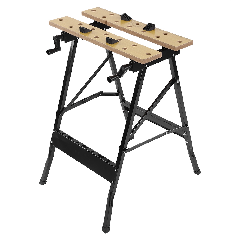 DIY Work Top Bench Table Portable Folding Workbench Workmate With ...