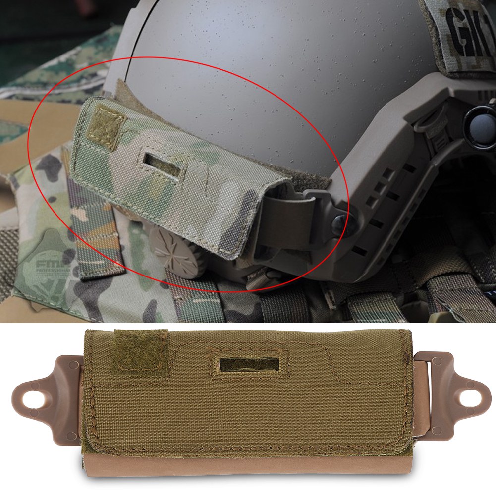 US Tactical Combat Helmet Accessory Fast Rear Pouch Balancing
