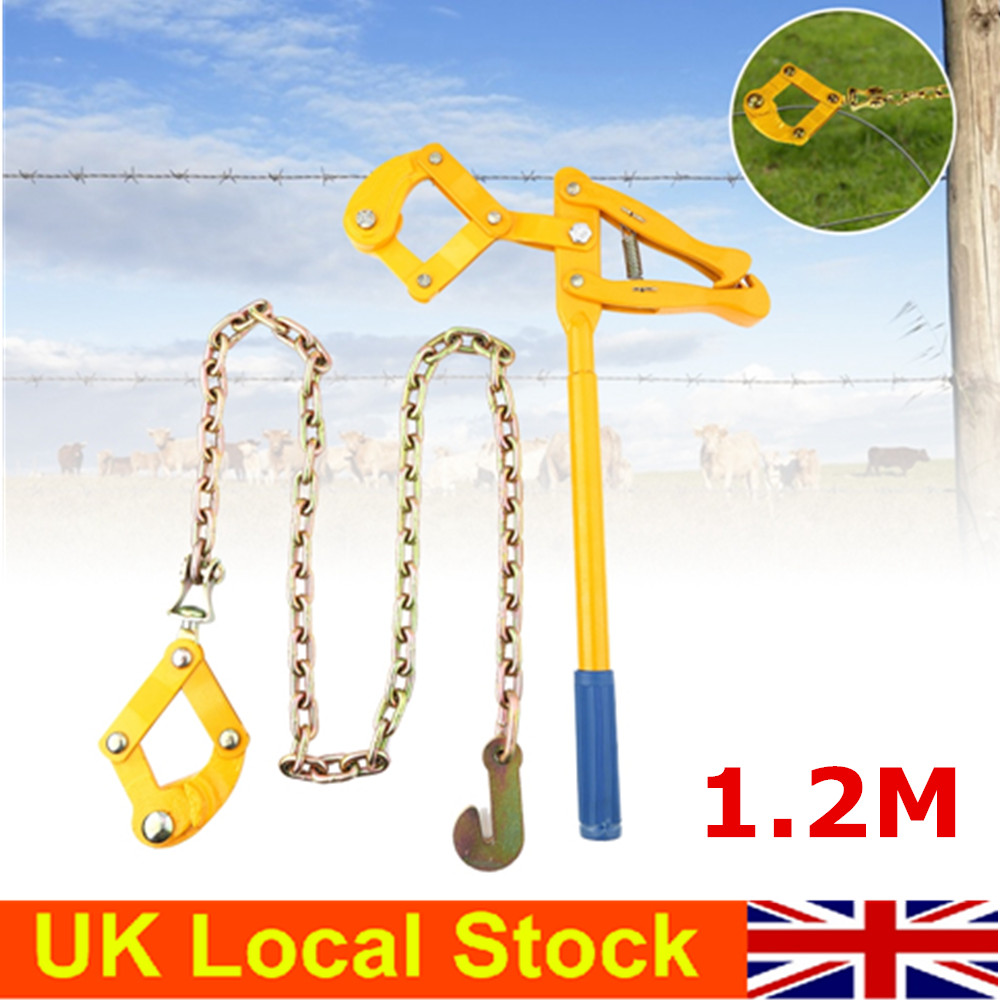 1.2M / 4ft Chain Strainer Monkey Cattle Wire Fence Pull Stretcher Tensioner UK eBay
