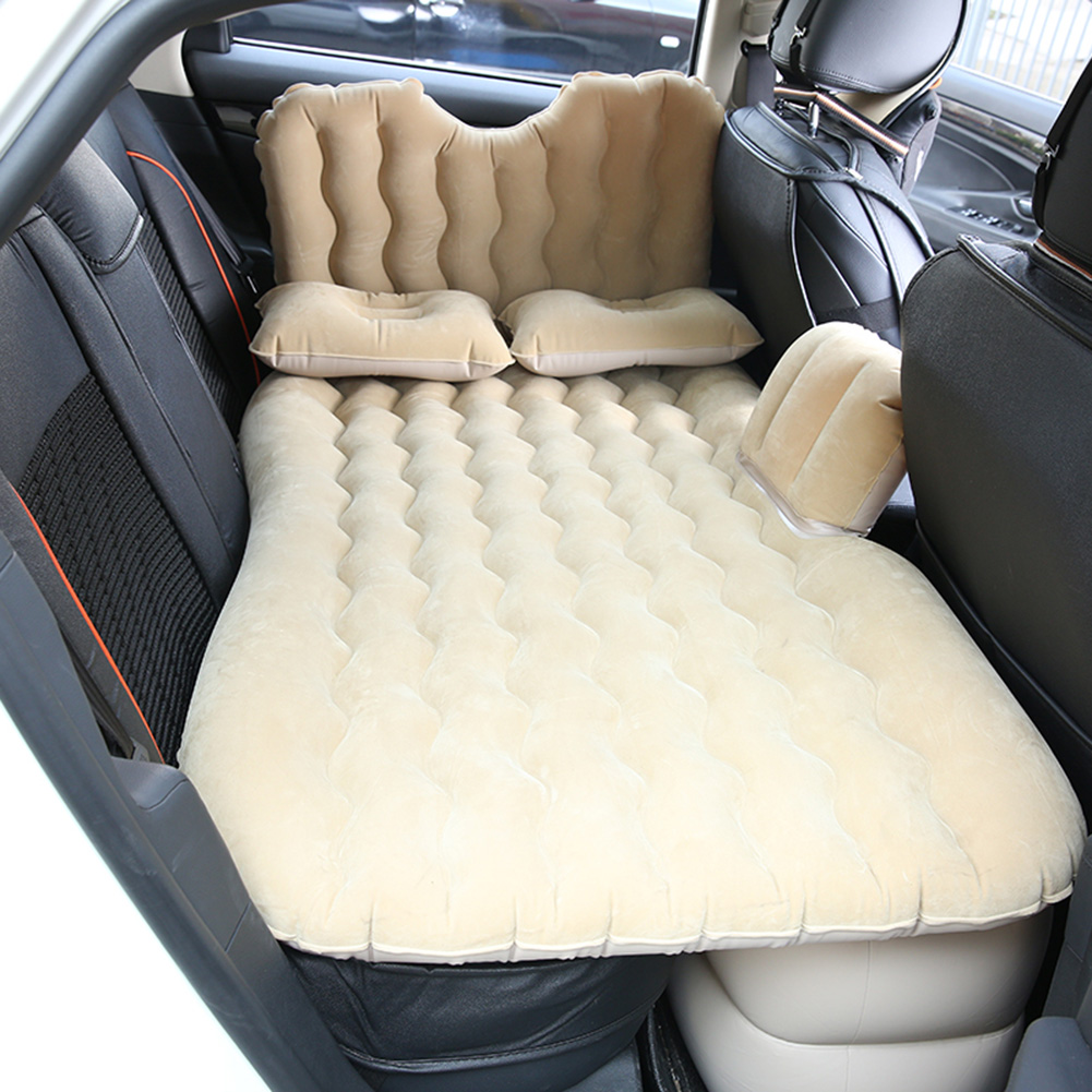 Car Air Bed Inflatable Mattress Back Seat Cushion Pillowpump For Travel Camping 883330916308 Ebay