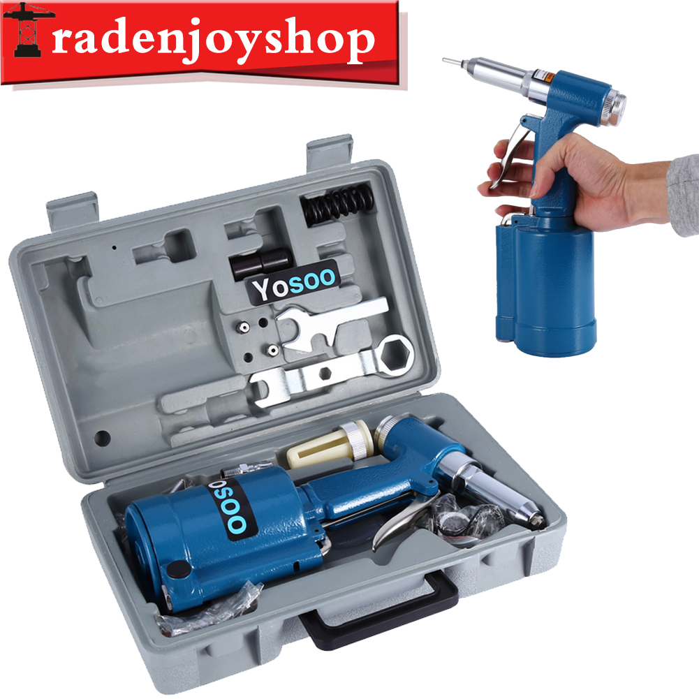 1/4" Air Pop Rivet Hydraulic Tool Power Riveter Gun Industrial