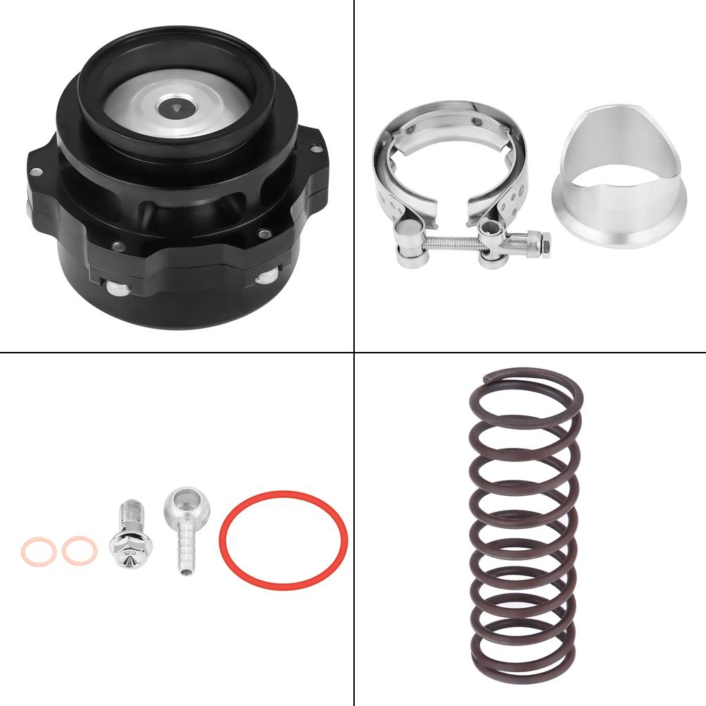 Rikey Auspuffrohrschelle Edelstahl 2,5 Zoll 63MM Schelle Auspuffrohrschelle 2,5Sto/ßverbinder Edelstahl Auspuffmanschettenschelle