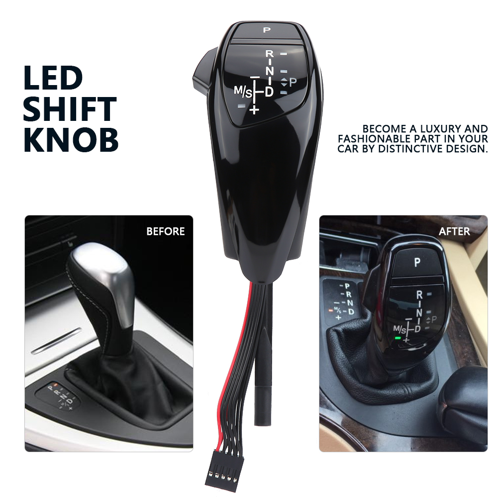 LED Gear Shift Knob Lever Handle for E90 E91 E92 E93 E81 E82 E84 E87