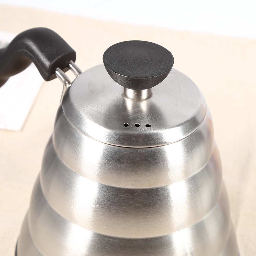 Stainless Steel Gooseneck Coffee Tea Water Whistling Kettle Pour Over