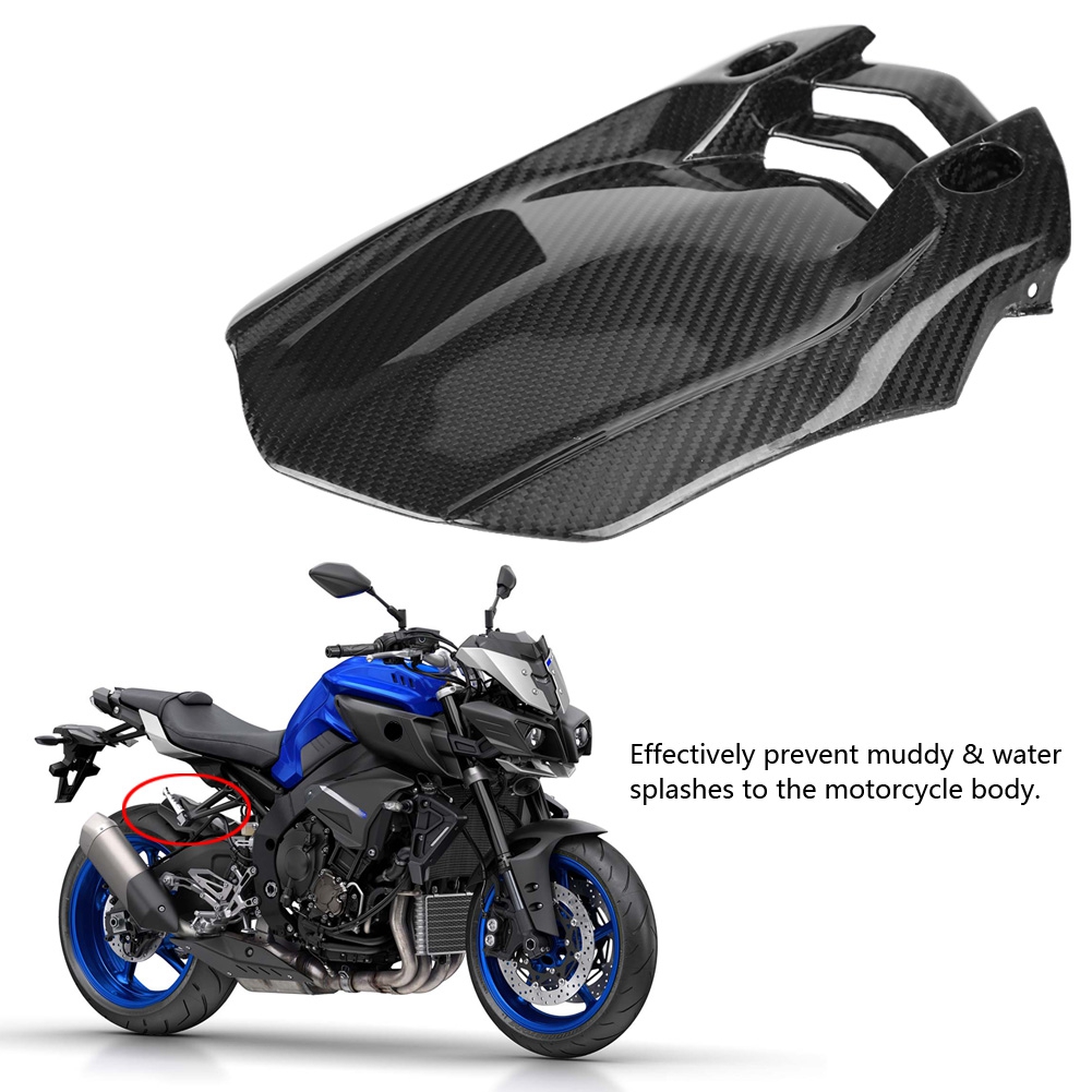 Motorcycle Rear Mudguard Fender Carbon Fiber Fits For Yamaha MT-10 FZ-10 16-18