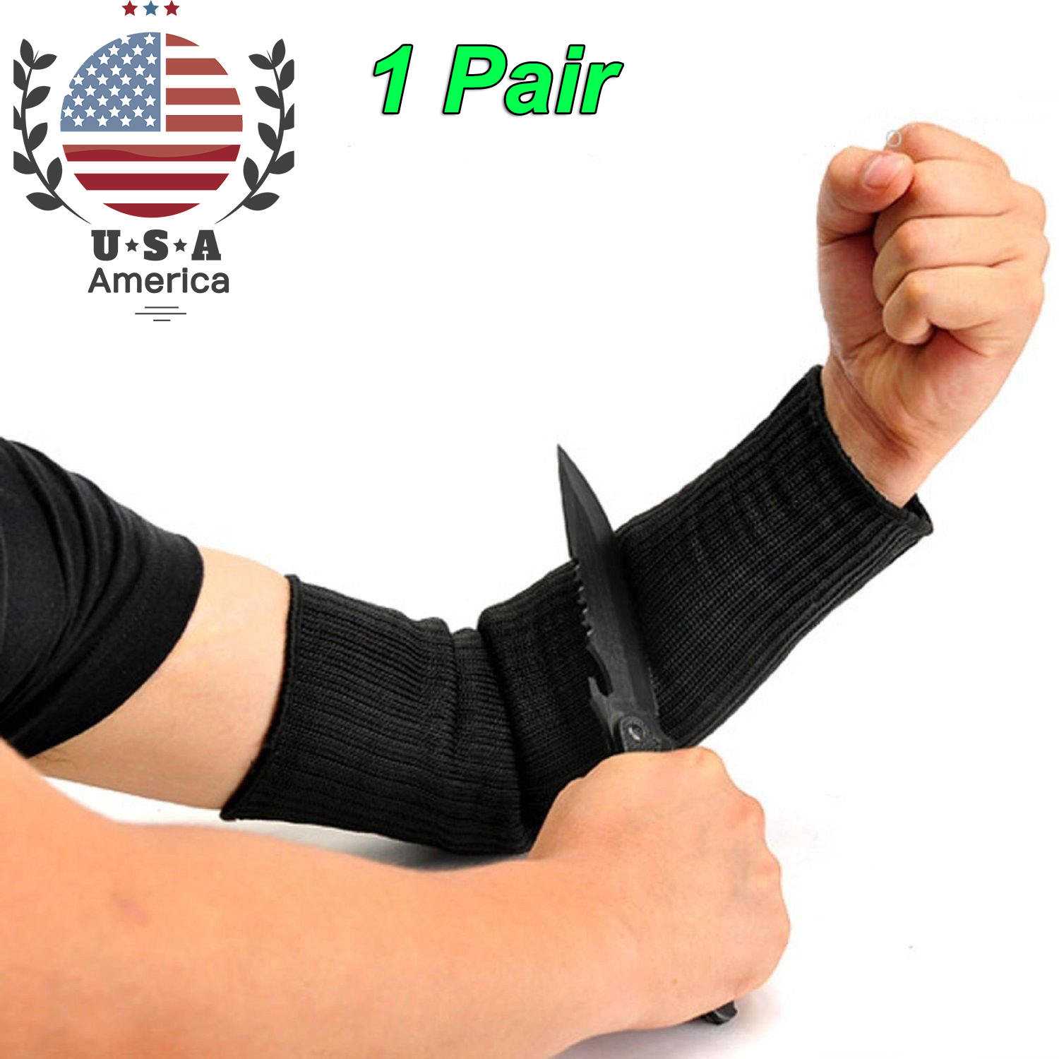 2Pcs One Pair Cutresistant Armband Anticut Sleeves Arm Guard