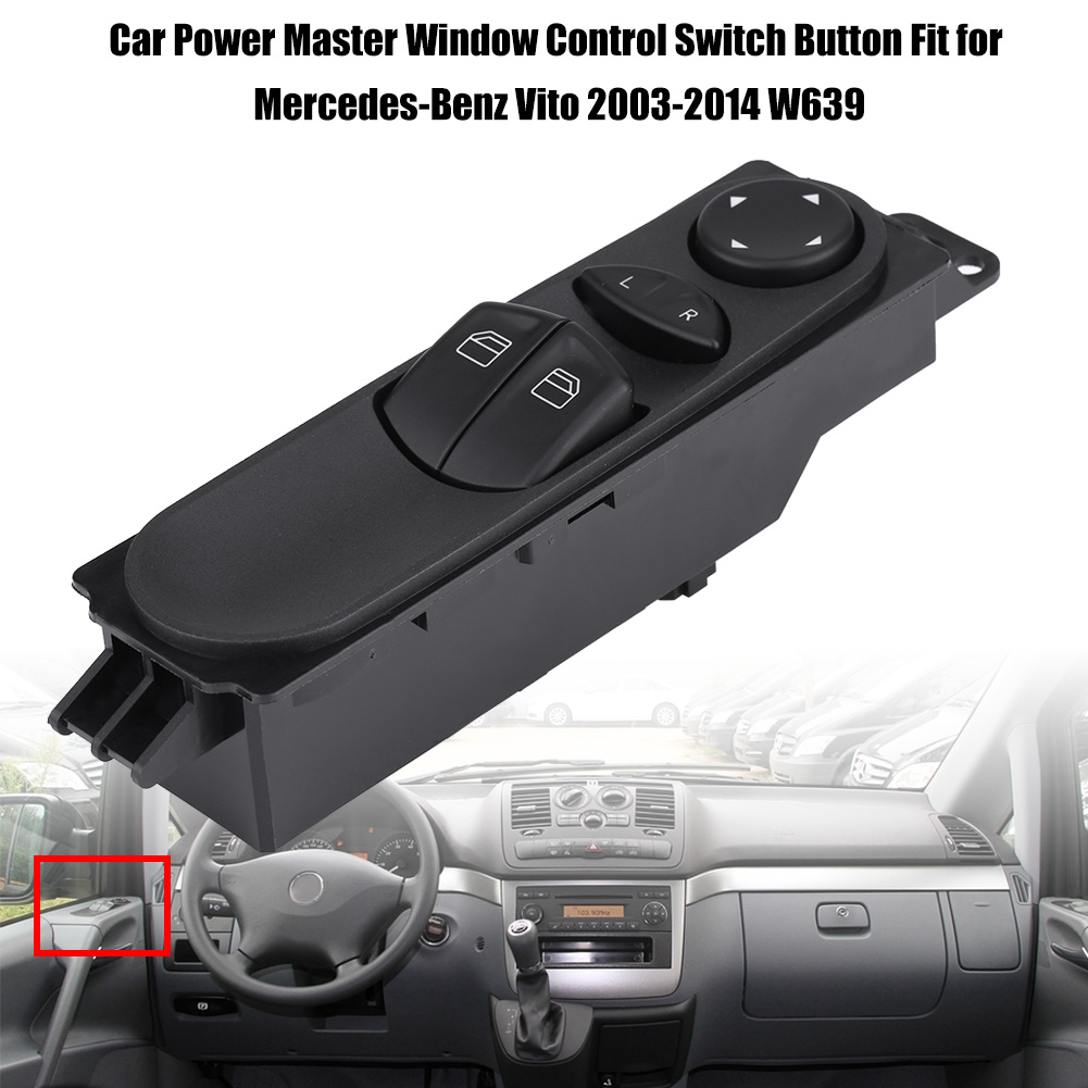 6395450913 Power Window Switch Driver Side For MercedesBenz Vito W639