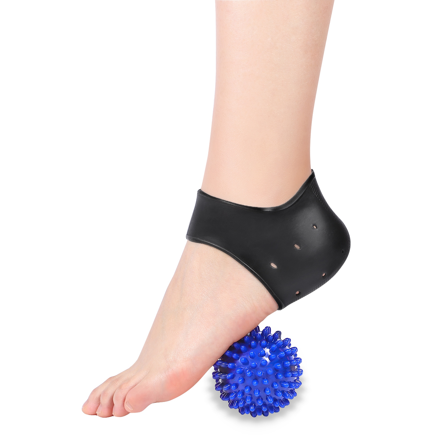 2*Protective Silicone PLANTAR FASCIITIS Heel Spur Ankle Gel Support ...