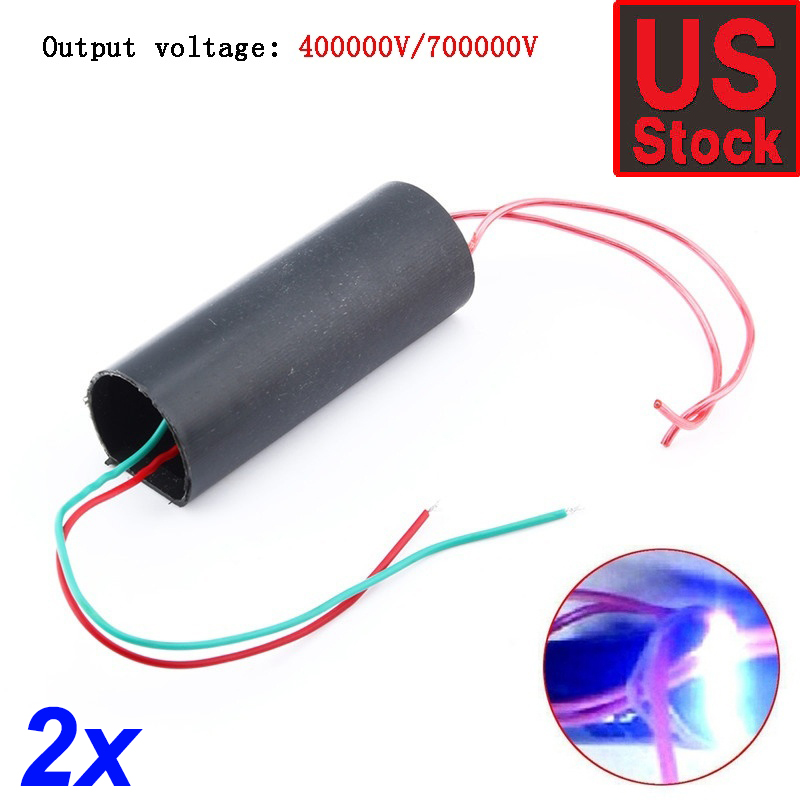2 x Ultra-high 1000 kV Pulsed High Voltage Inverter Arc Generator Ignition Coil