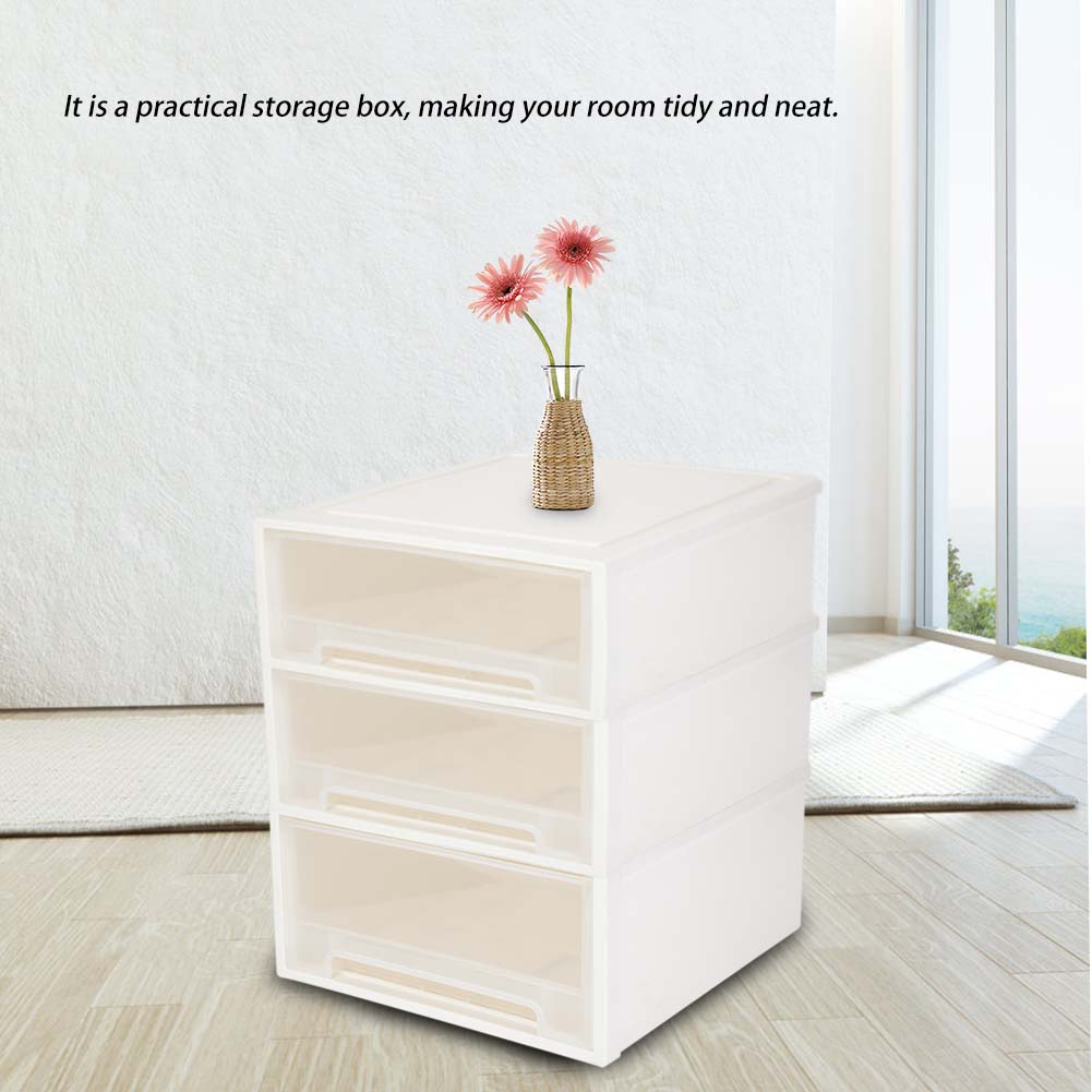 Stackable Plastic Clothes Shoe Storage Box Drawers Cabinet Boxes