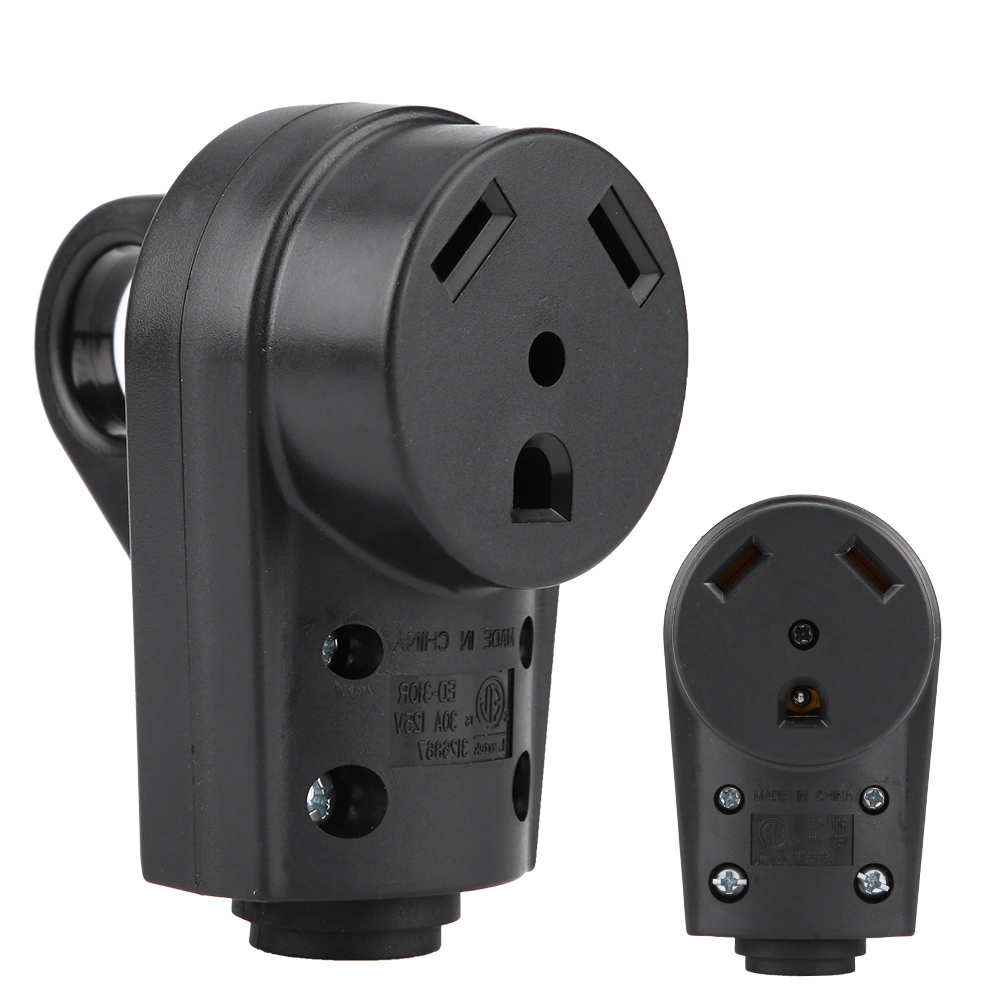 30 Amp RV Female Plug Replacement Receptacle Plug