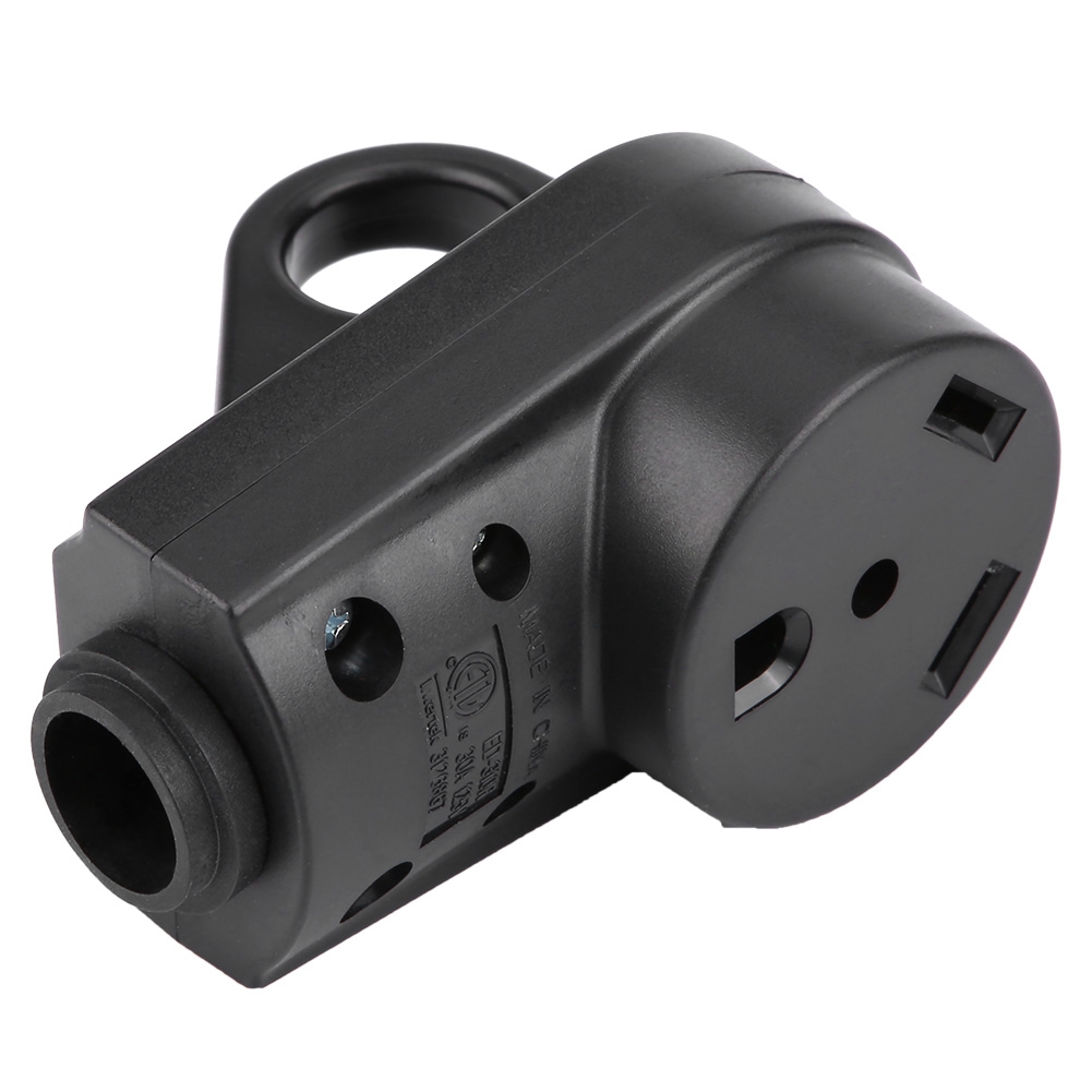 30 Amp RV Female Plug Replacement Receptacle Plug Ergonomic Grip Handle