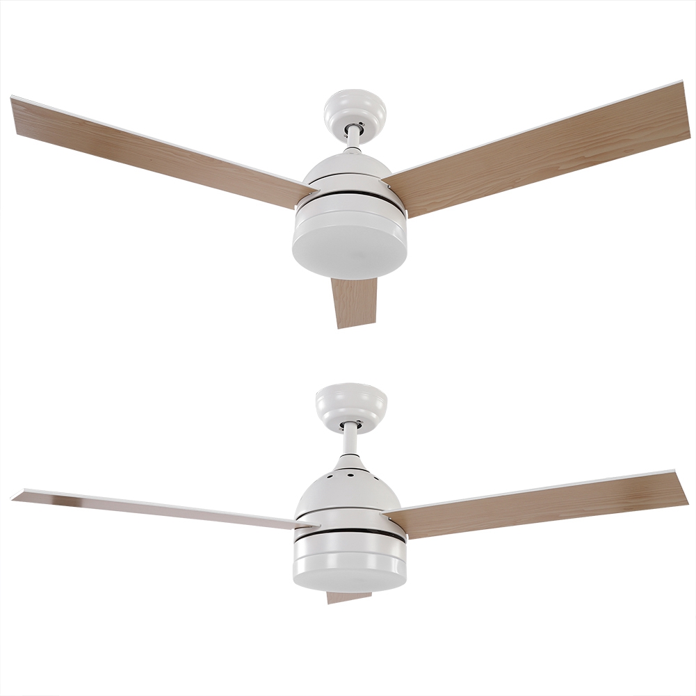 52" 3Blade LED Ceiling Fan with 60W Light Dimming Light Remote Control