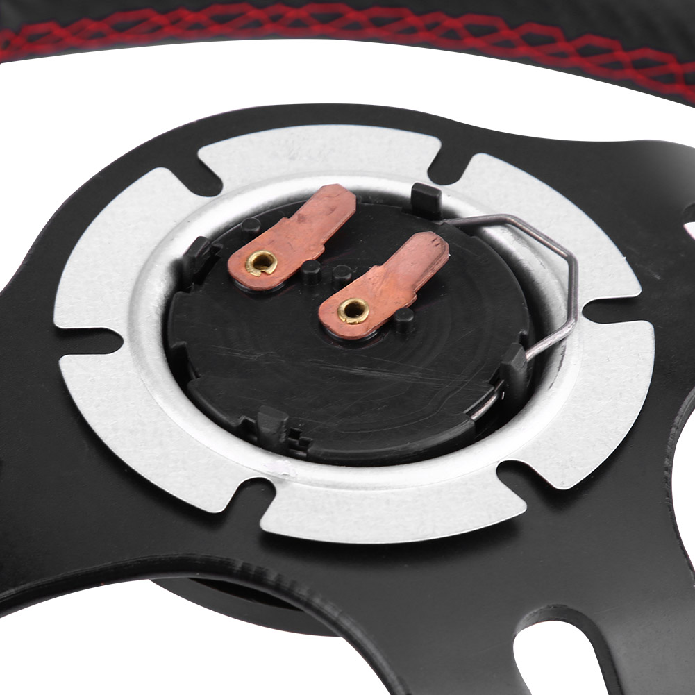 350mm 3 Spoke DeepDish 6Bolt Drifting Sport Racing Steering Wheel