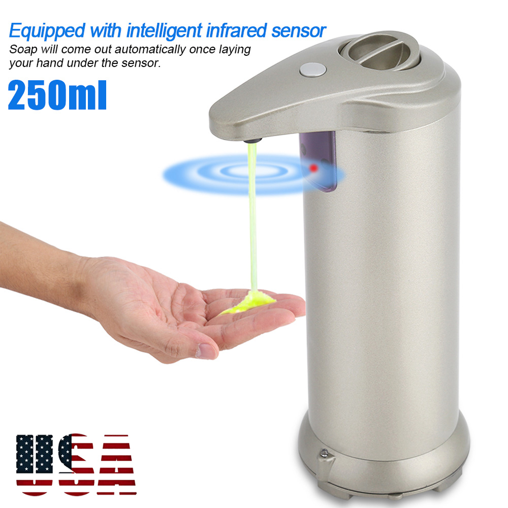 Soap Dispenser Touchless Stainless Steel Automatic Soap Dispenser Motion Sensor