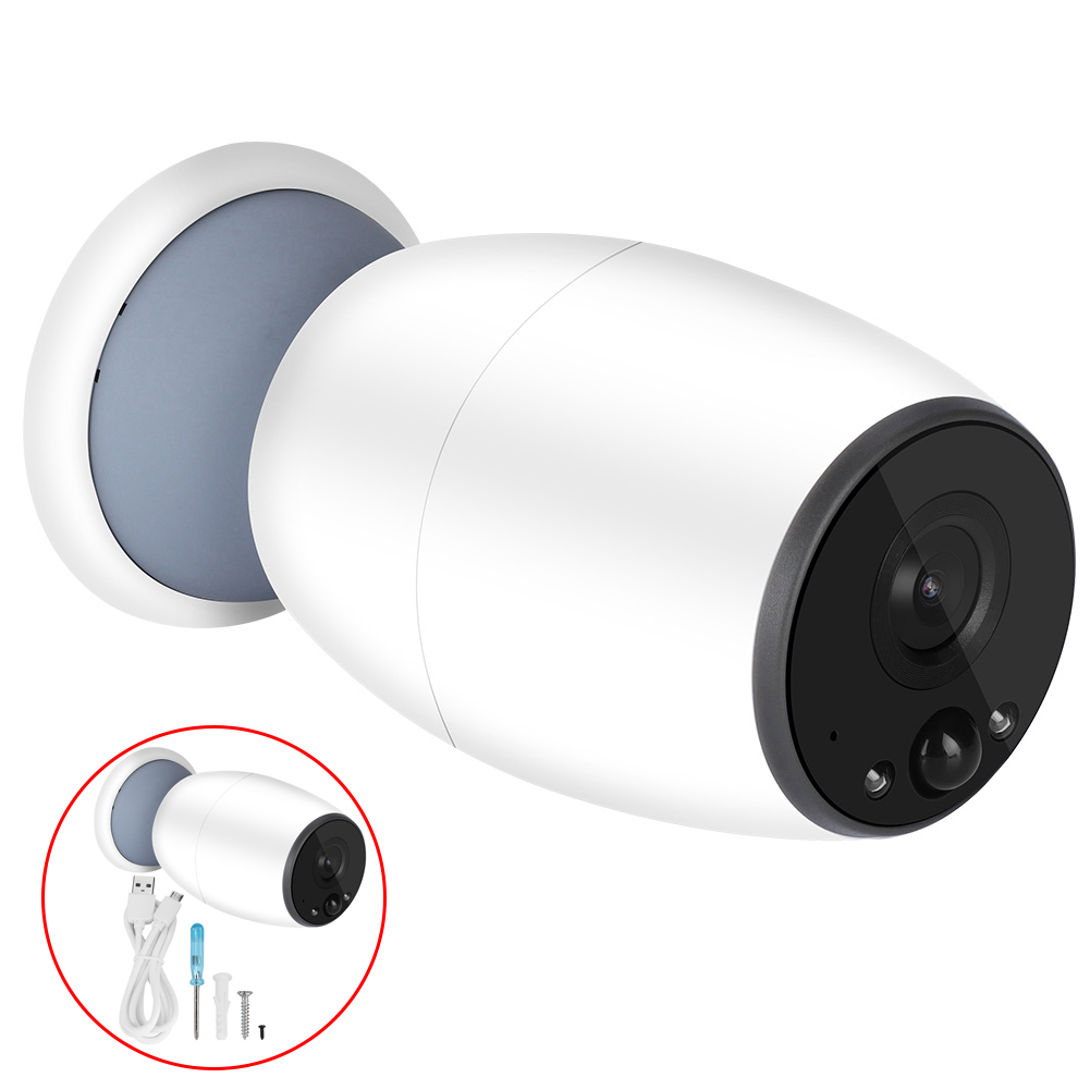 1080P HD Wireless Battery Powered Security Camera Outdoor Monitor