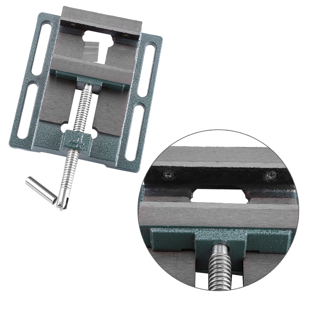 Convenient 4" Opening Size Drill Press Vice Milling Drilling Clamp