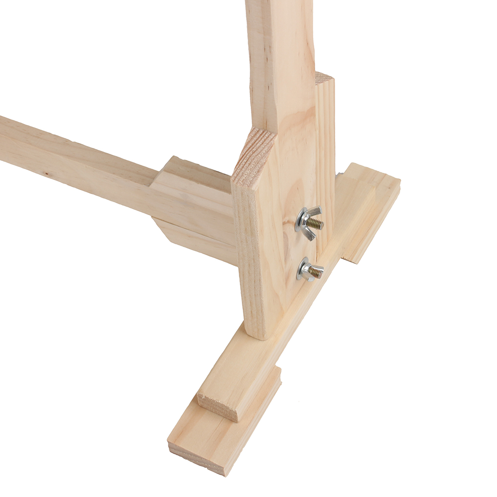 32CT Cross Stitch Frame Tabletop Floor Stand Wood Embroidery Tapestry