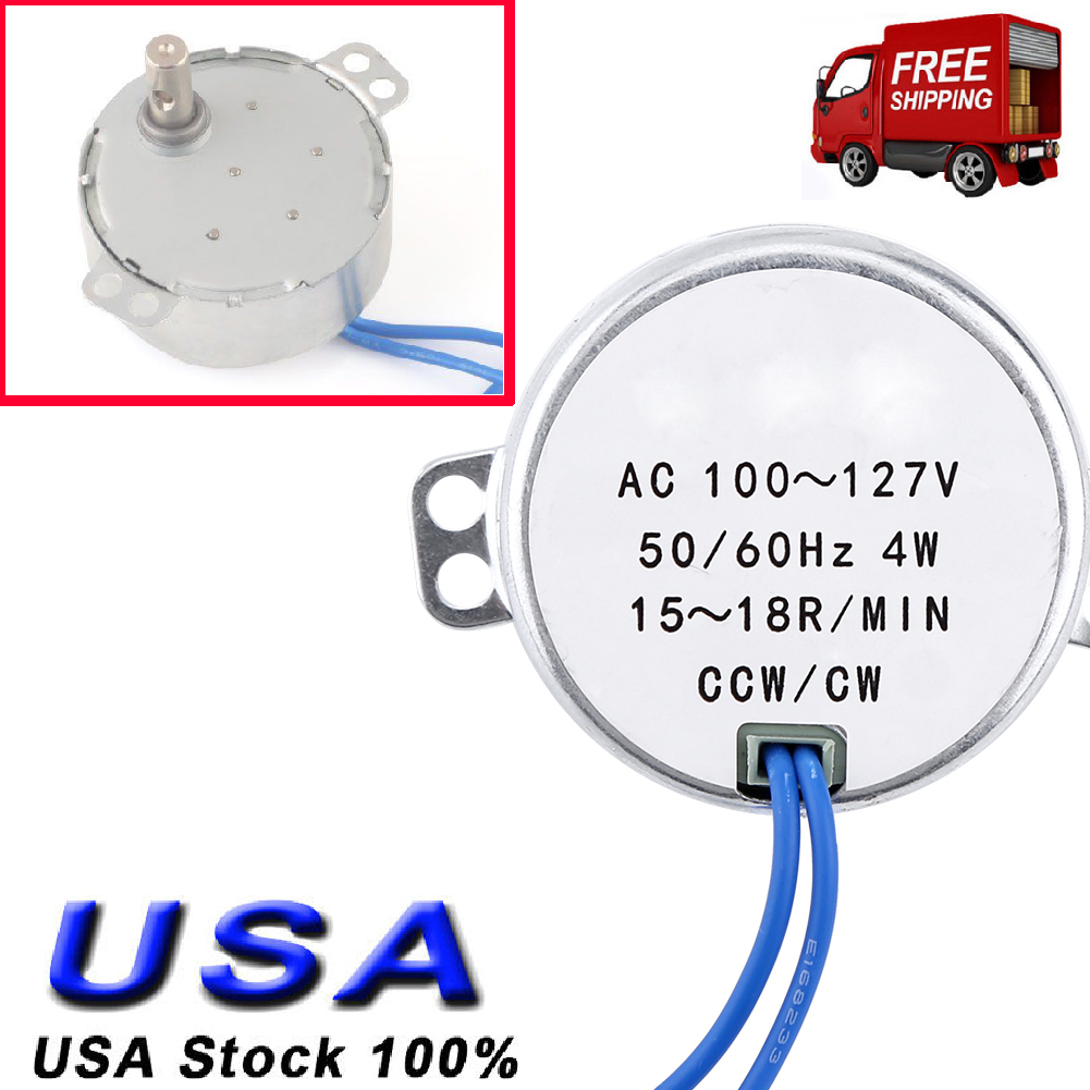 Synchronous Motors AC110V 15-18 r//min 50//60Hz CW//CCW 4W Torque TYC-50 1.5Kgf.cm