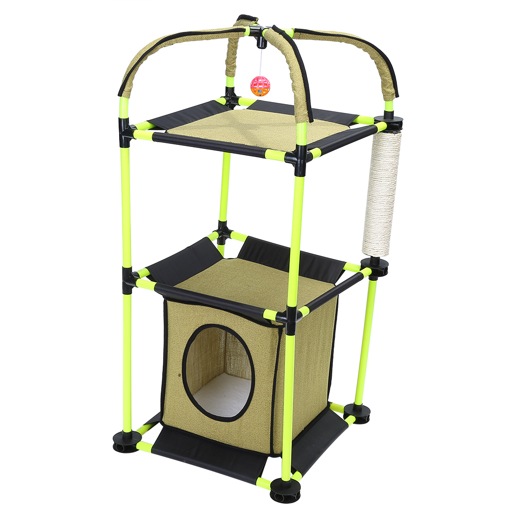 97cm Cat Scratching Tree Scratcher Post Pole Furniture House Toy Small