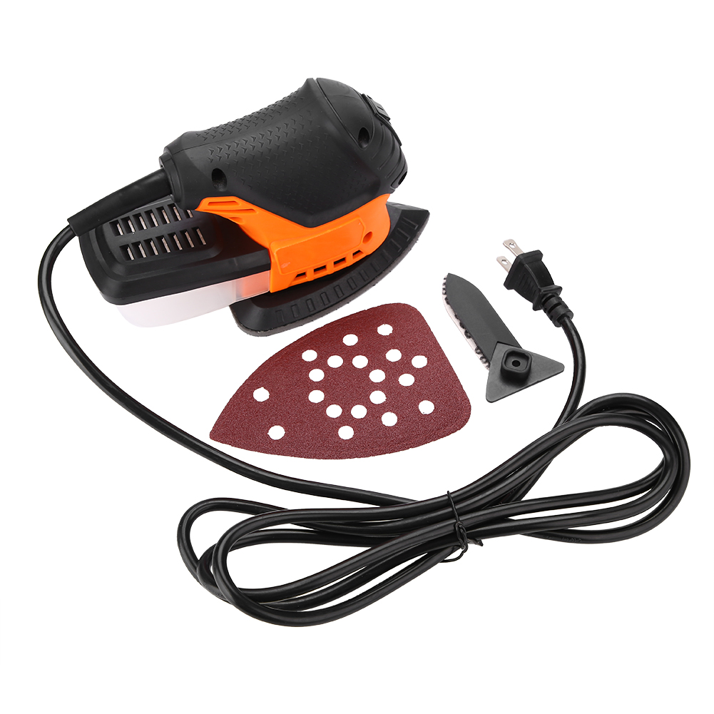 Electric Sander Sheet Palm Power Amp New Finishing Corded Hand Grip