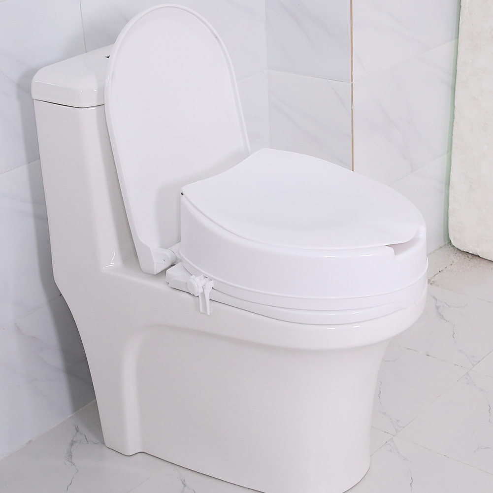 Eco Safe Plastic Toilet Seat WC Toilet Seats with Lid. 0 Shape Soft Close Raised eBay